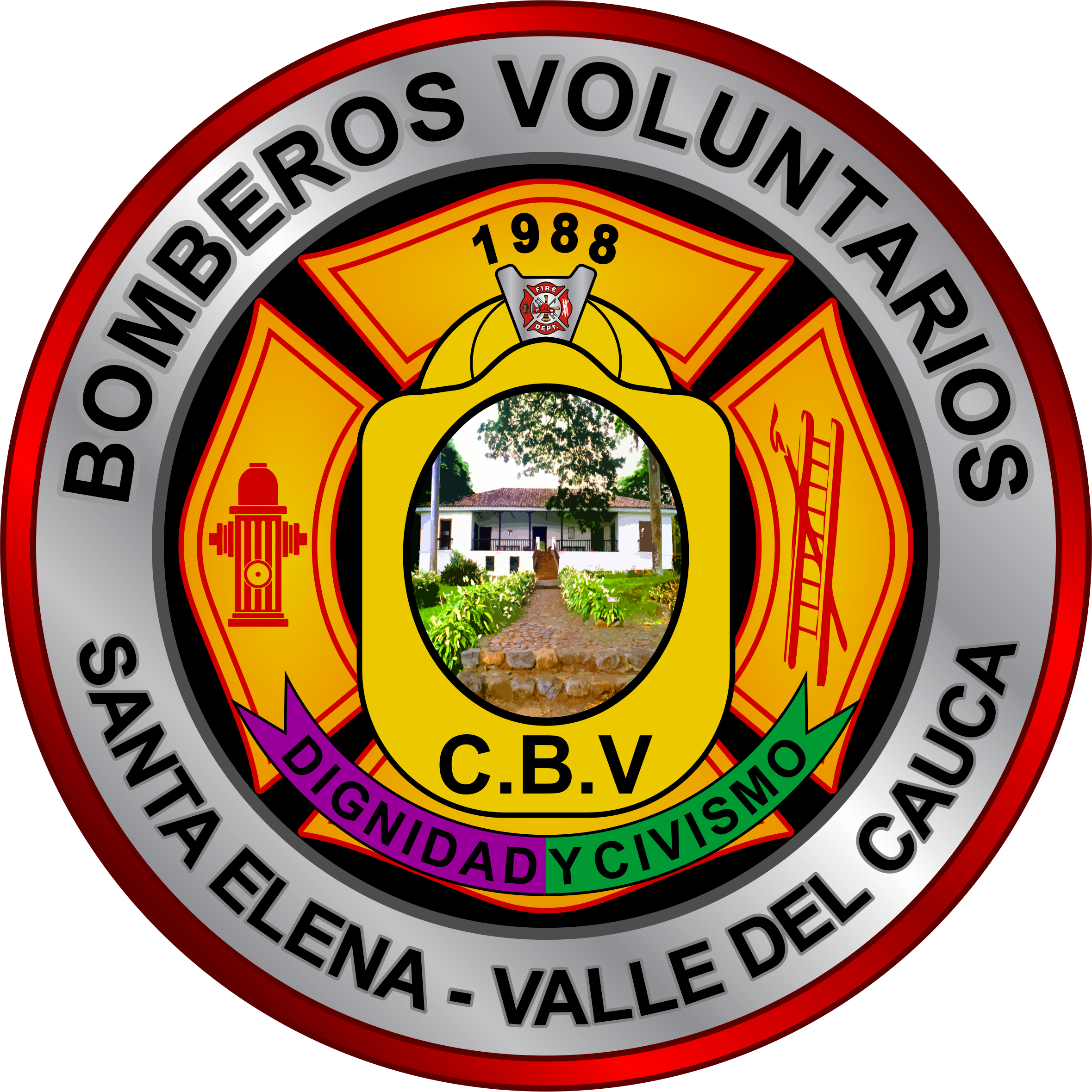 Logo Bomberos Santa Elena